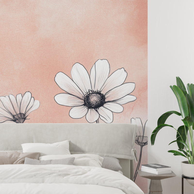 Daisy Trend Wallpaper | Murals Wallpaper