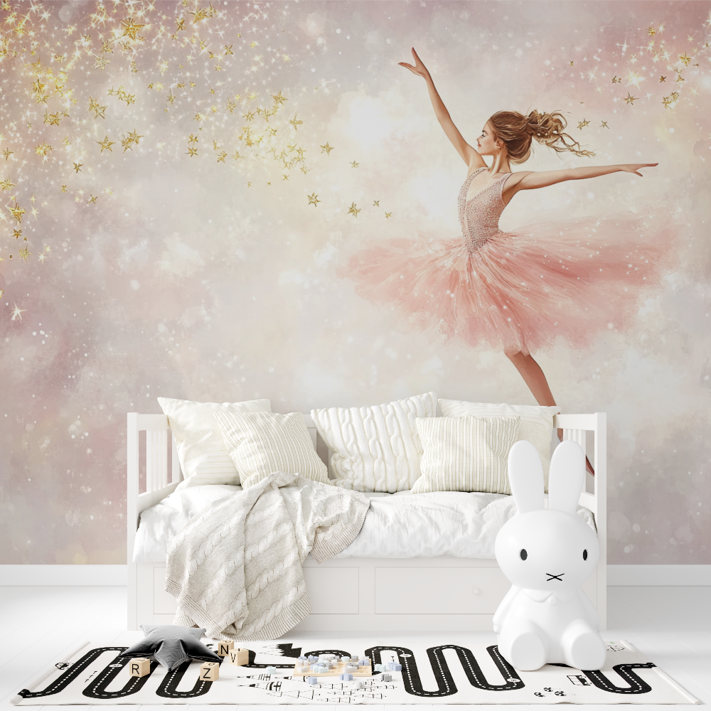 Cloud Dancing Princess Wallpaper | Murals Wallpaper