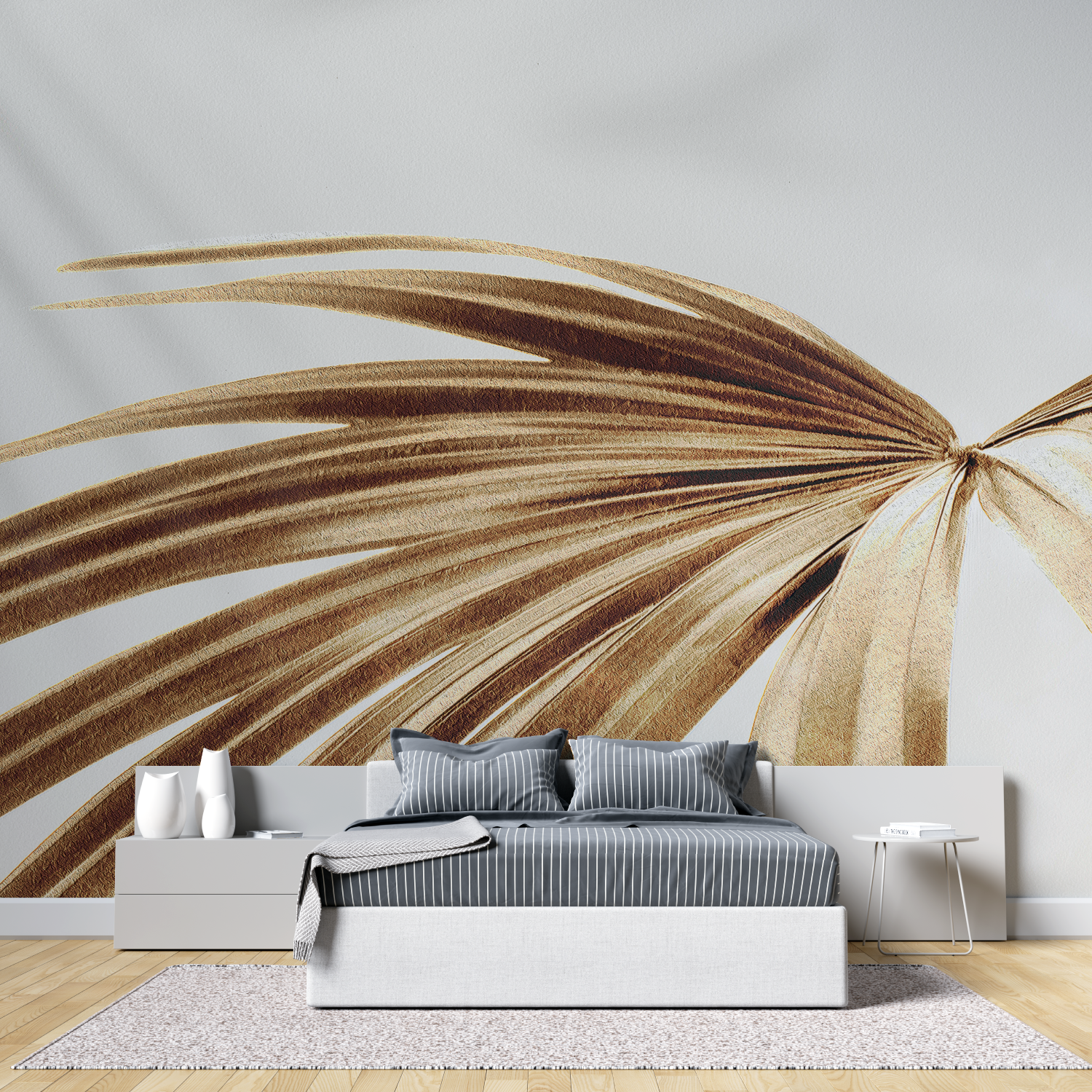 Beige and Gold Wallpaper | Murals Wallpaper