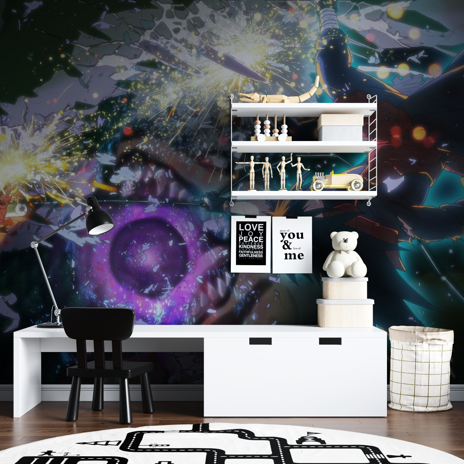 Naruto Explosive Combat Wallpaper | Murals Wallpaper