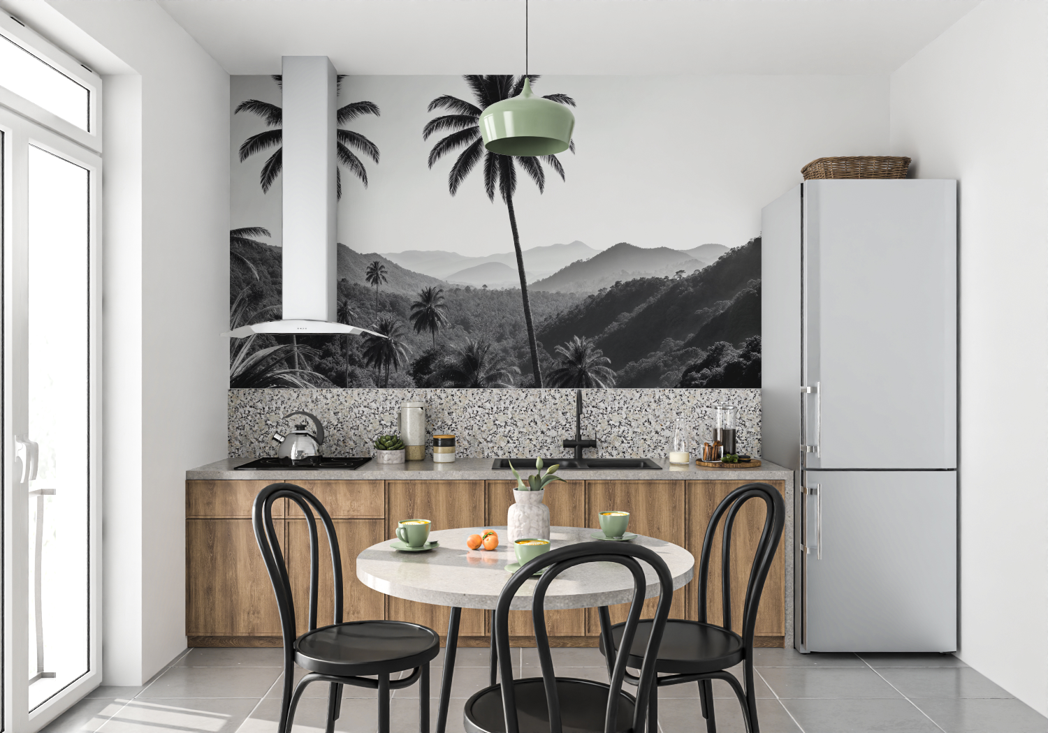 Black Palm Tree Wallpaper | Murals Wallpaper