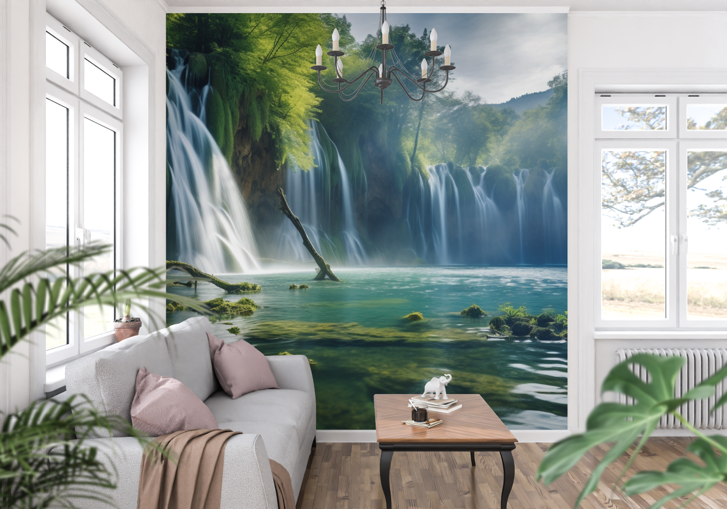 Waterfall Mural Wallpaper | Murals Wallpaper
