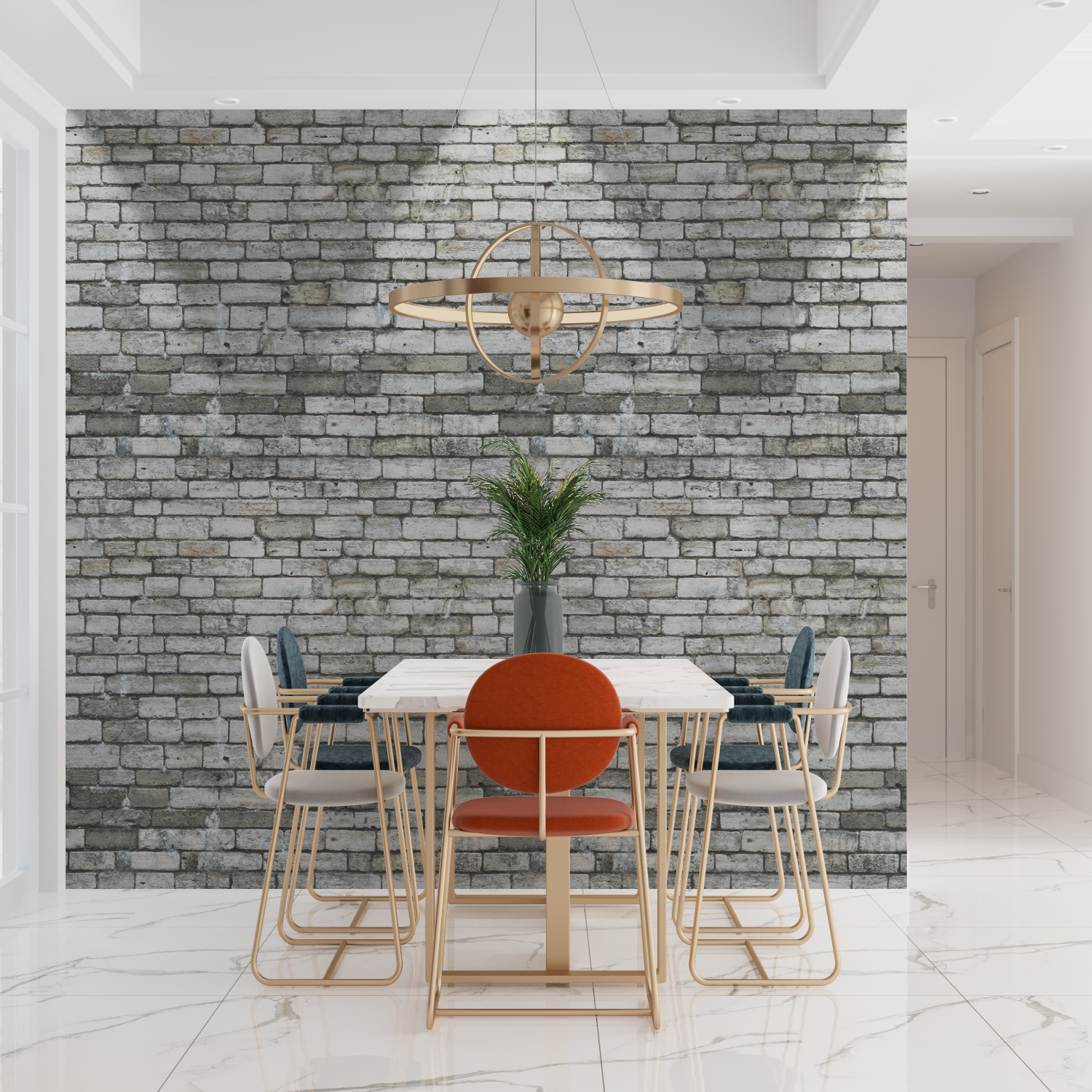 Gray Stone Look Wallpaper | Murals Wallpaper