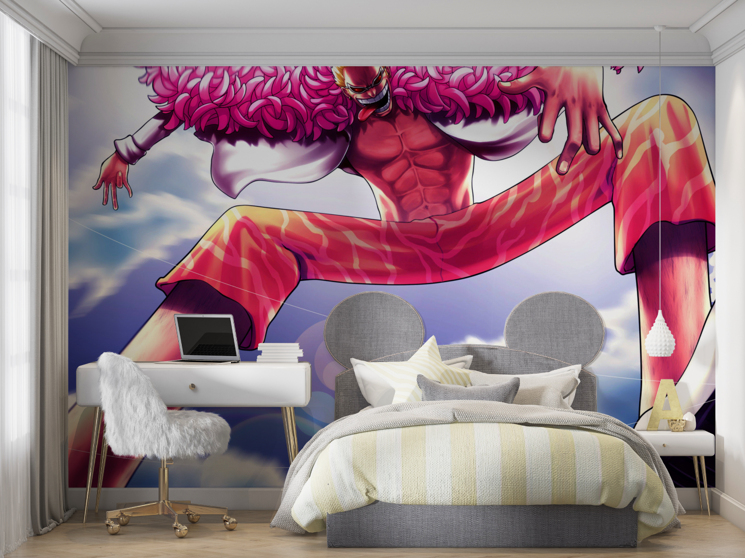 One Piece Doflamingo Design Wallpaper | Murals Wallpaper