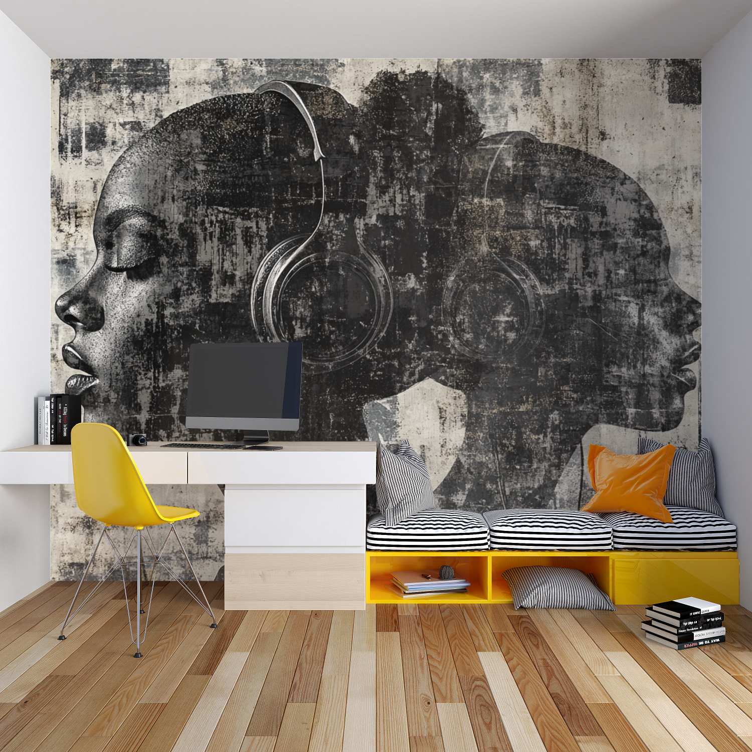 Tapeten mit Musikinstrumenten | Wandtapeten