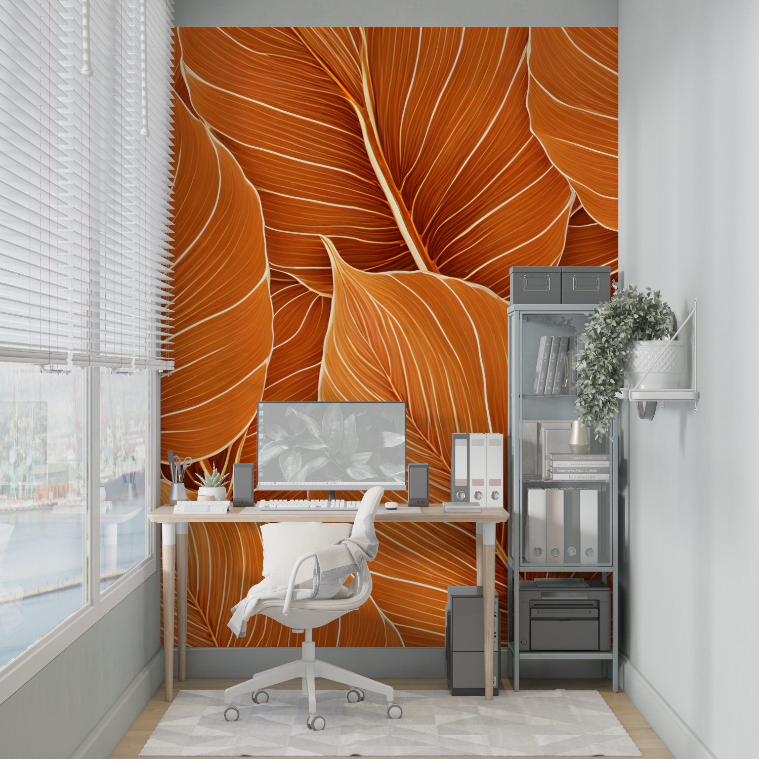 Orange Banana Wallpaper | Murals Wallpaper