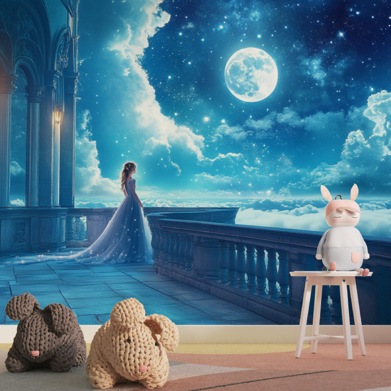 Magical Night Princess Wallpaper | Murals Wallpaper