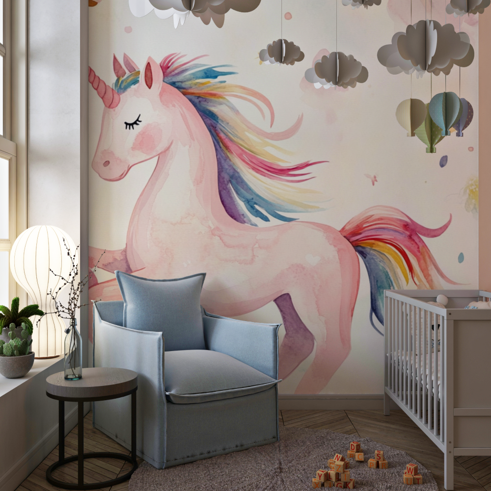 Unicorn Beautiful Ride Wallpaper | Murals Wallpaper
