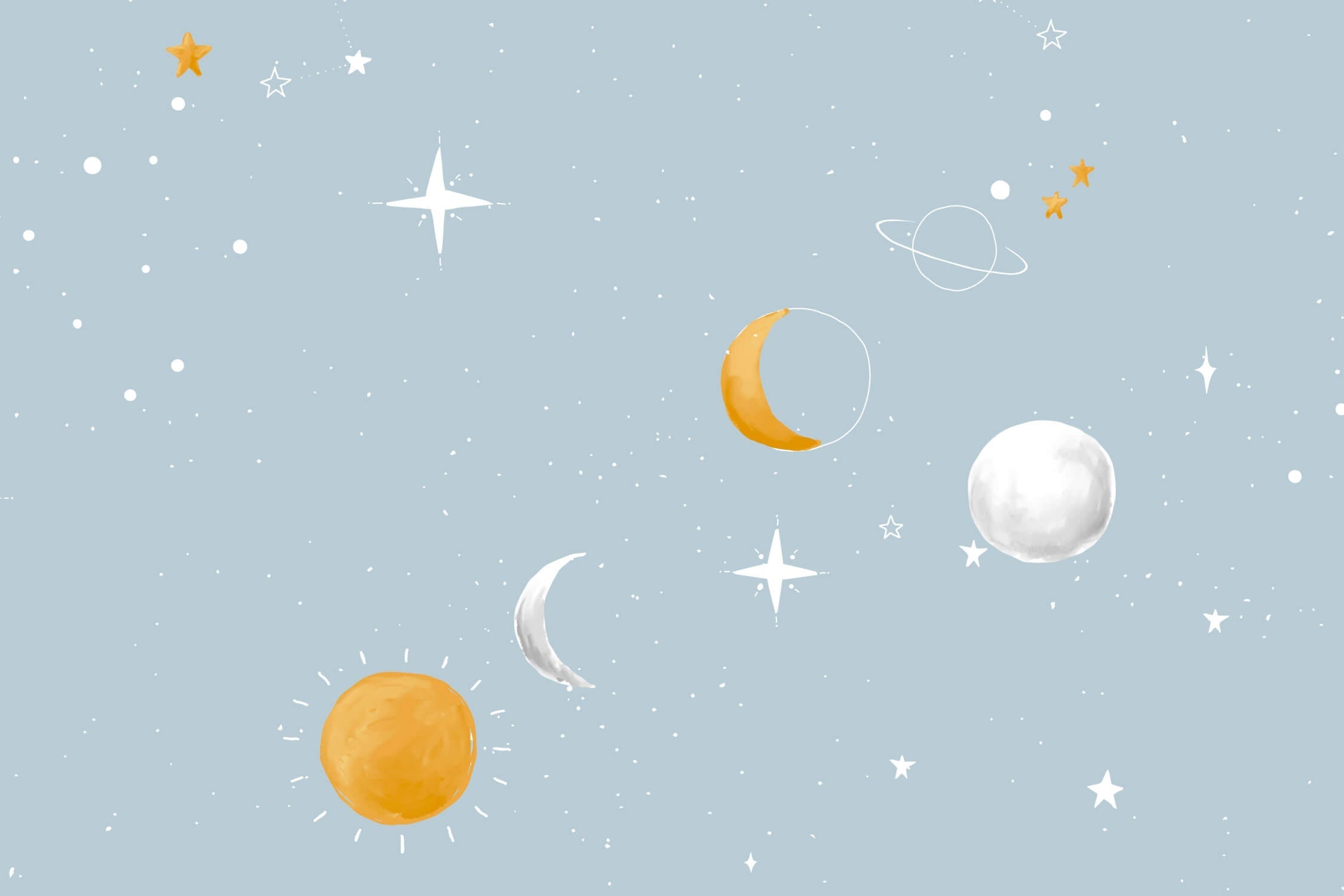Kids Moon Wallpaper | Murals Wallpaper