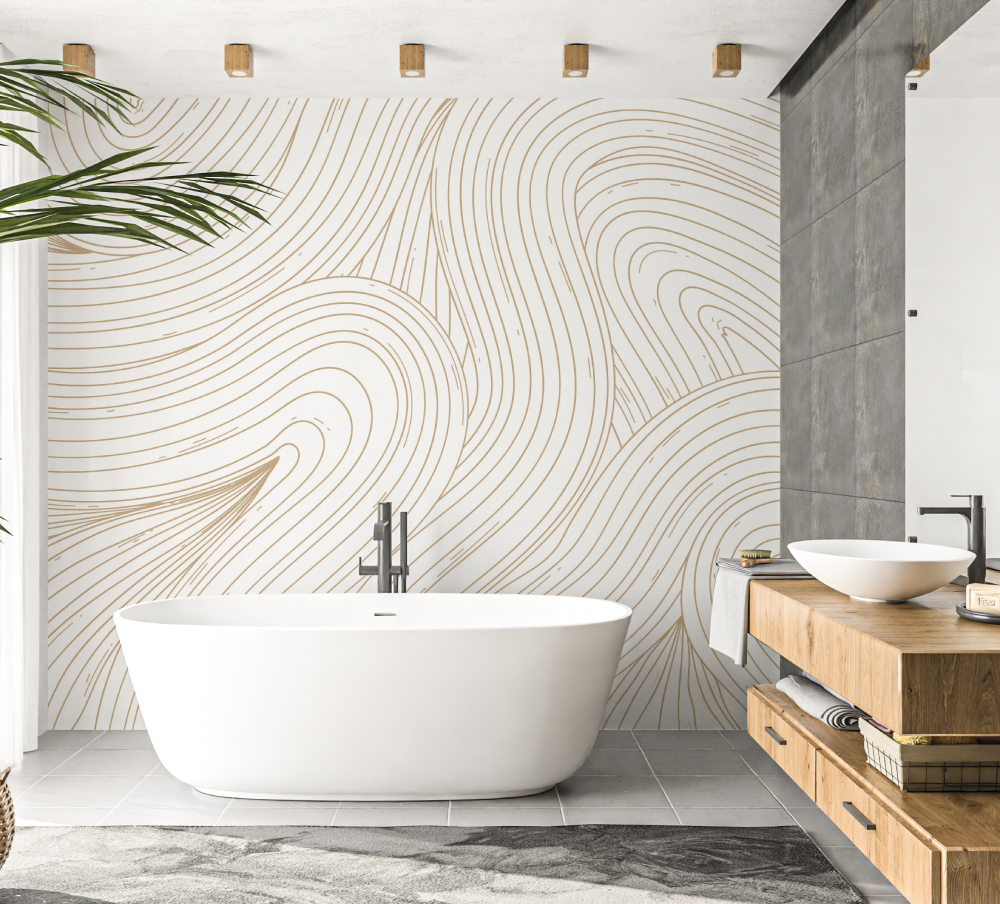 3D Tapete für Badezimmer | Wandbilder Tapete