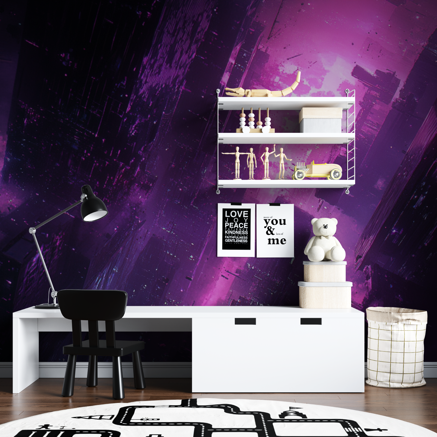 Neon Gaming Room Wallpaper | Murals Wallpaper