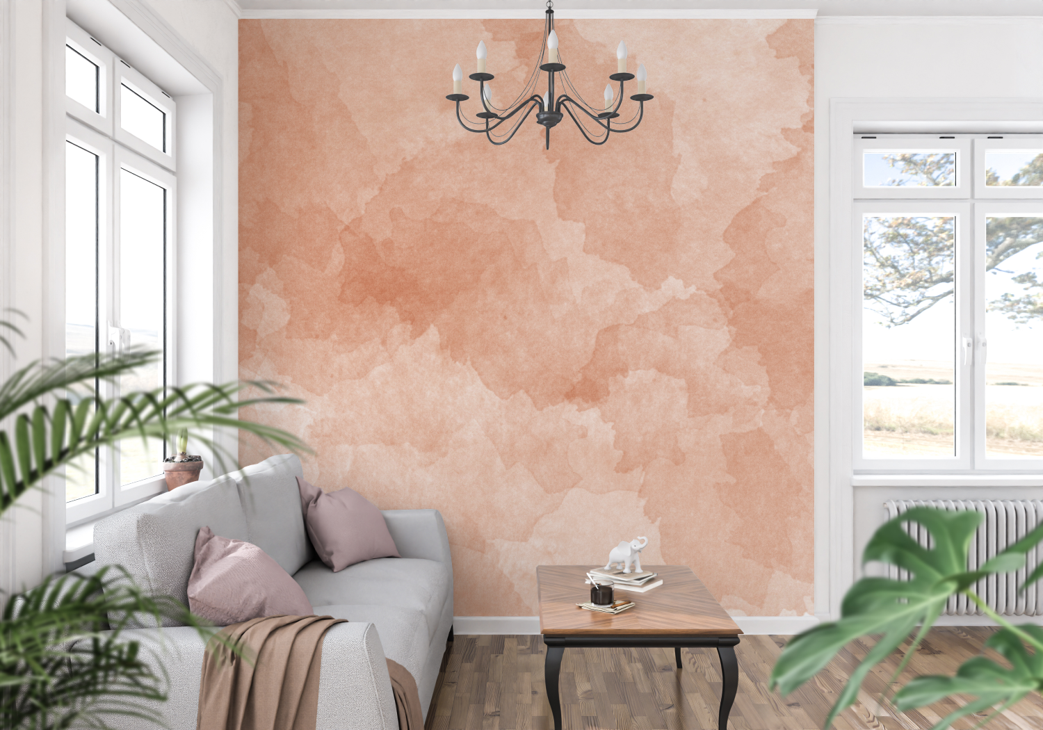 Terracotta Tone Wallpaper | Murals Wallpaper