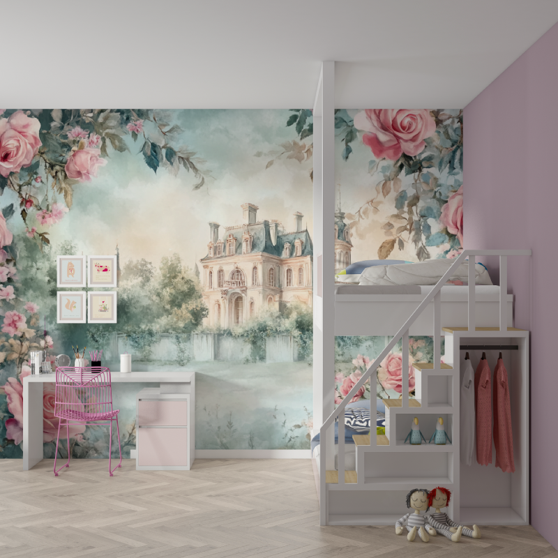 Princess Floral Dream Wallpaper | Murals Wallpaper