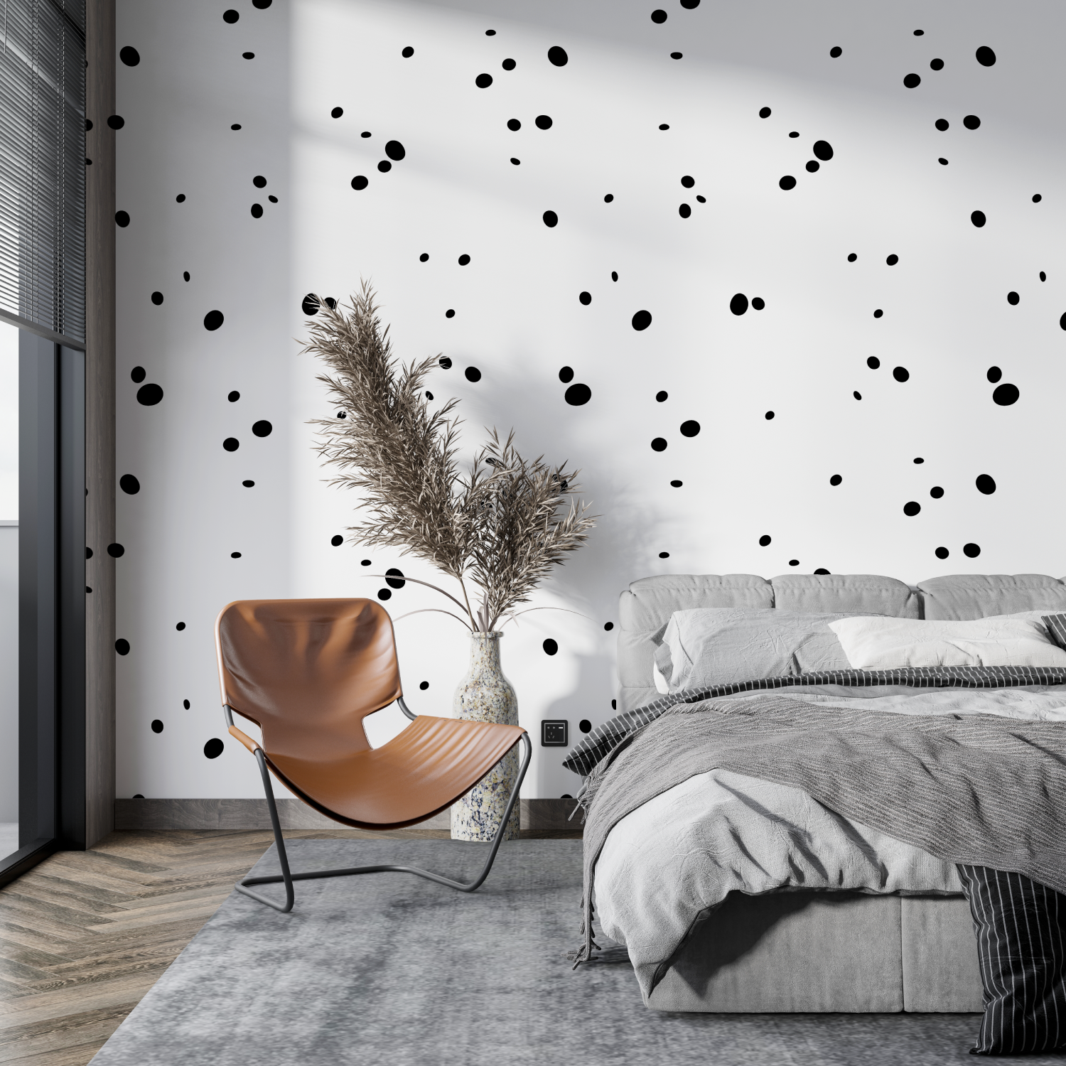 Starry Black Wallpaper | Murals Wallpaper