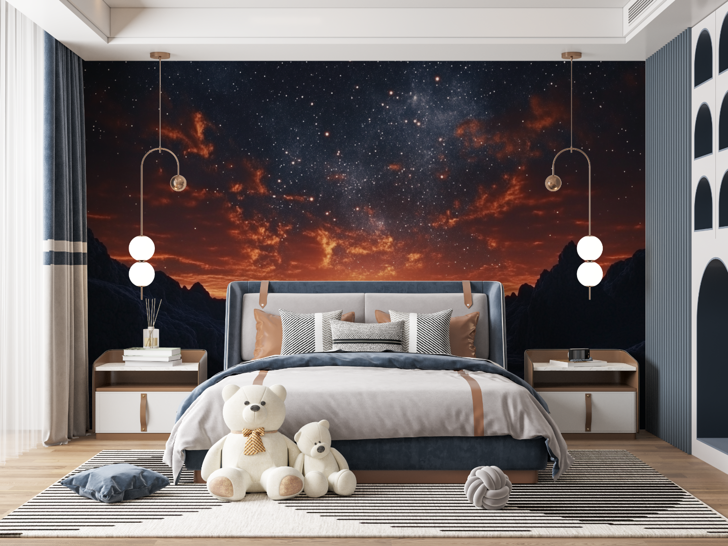 Sunset on Mars Wallpaper | Murals Wallpaper