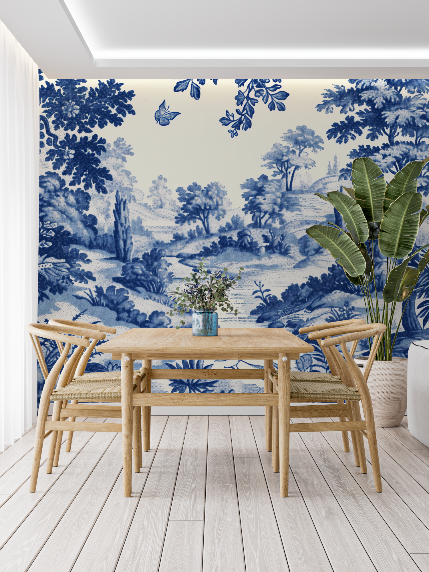 Bohemian Toile de Jouy Wallpaper | Murals Wallpaper