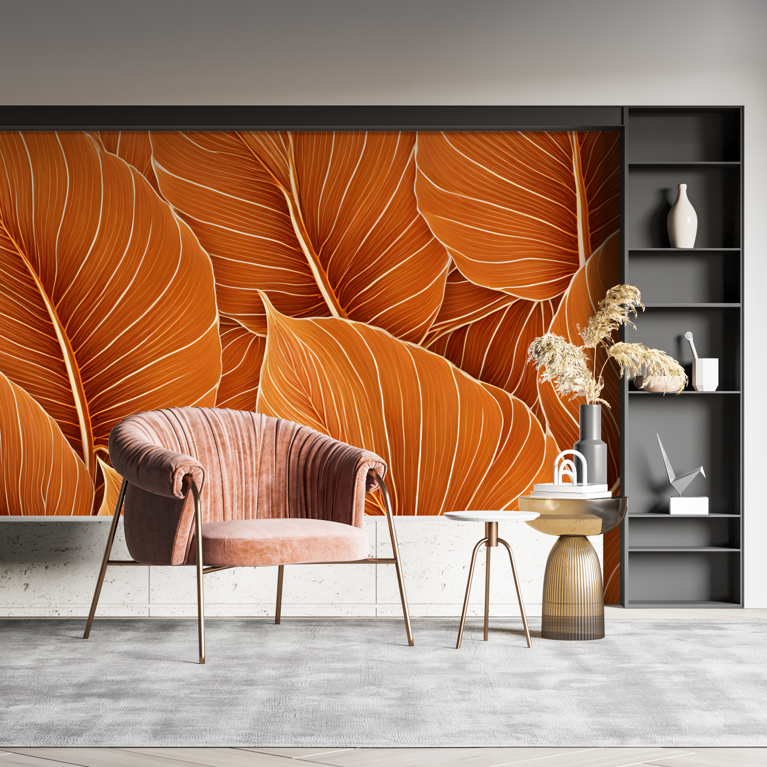Orange Banana Wallpaper | Murals Wallpaper