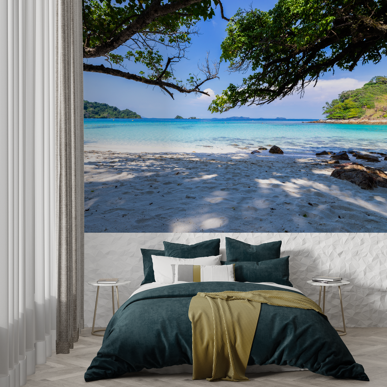 Papier Peint Panoramique Mer Des Îles - Französisch