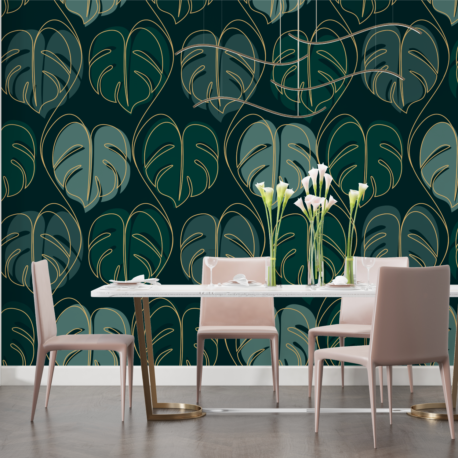 Duck Blue Pattern Wallpaper | Murals Wallpaper