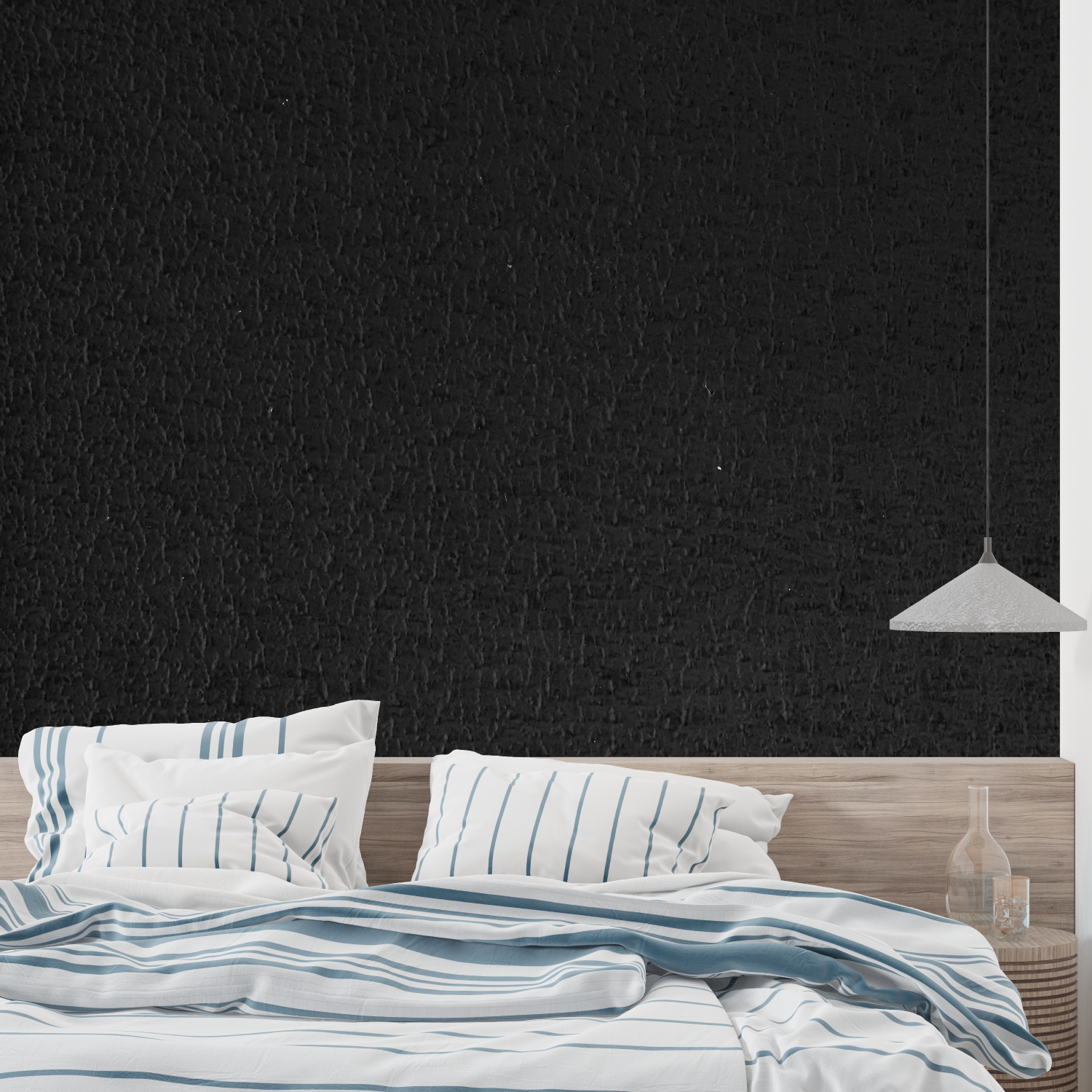 Black Leather Look Wallpaper | Murals Wallpaper