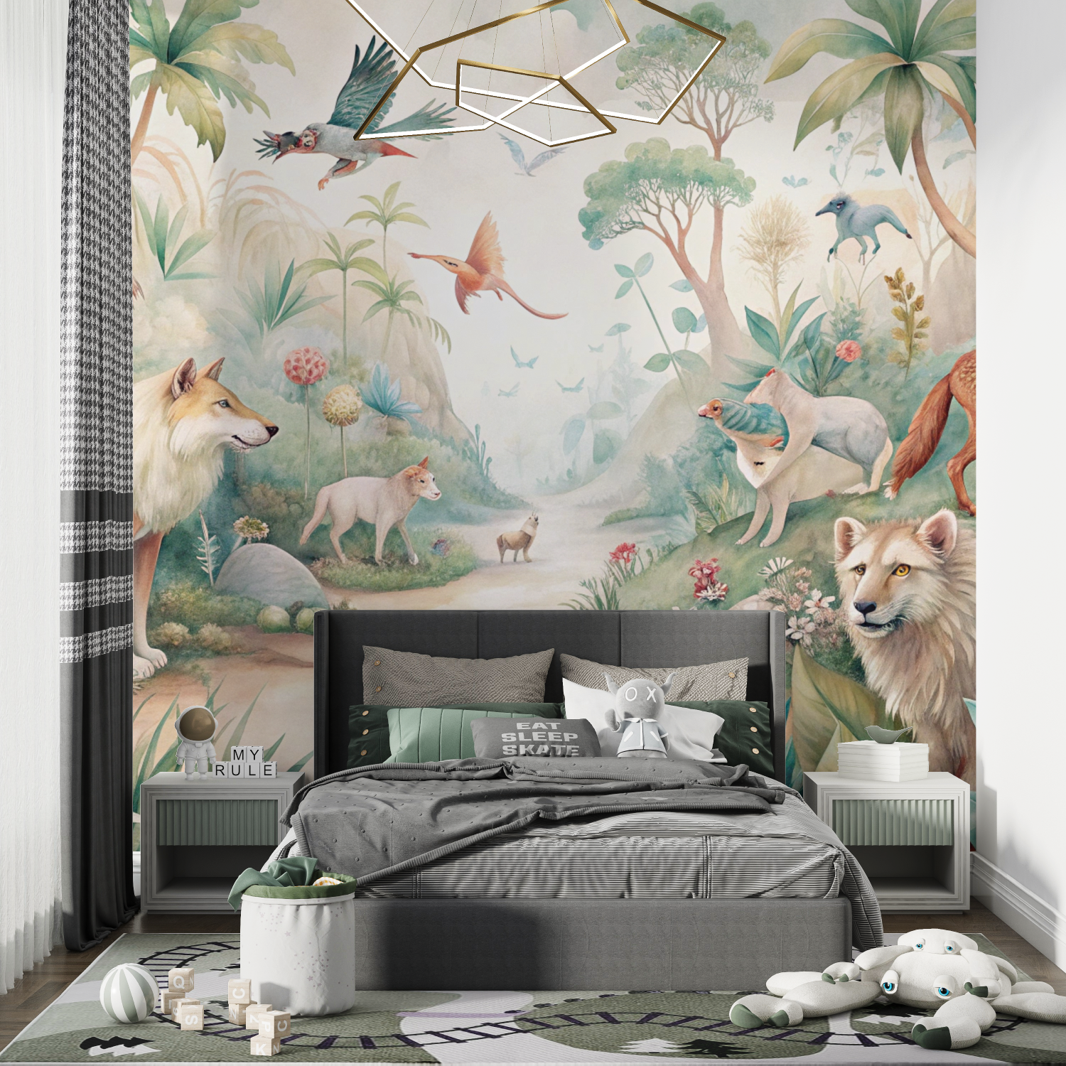 Jungle Nursery Wallpaper | Murals Wallpaper
