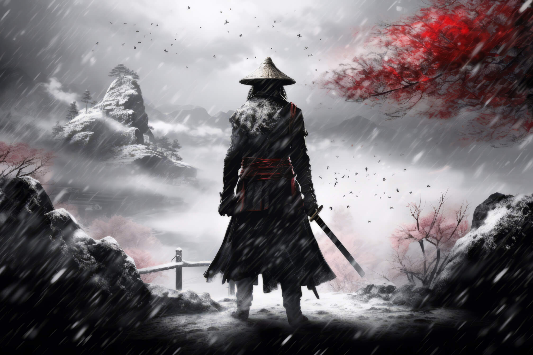 Tsushima Manga Anime Wallpaper | Murals Wallpaper