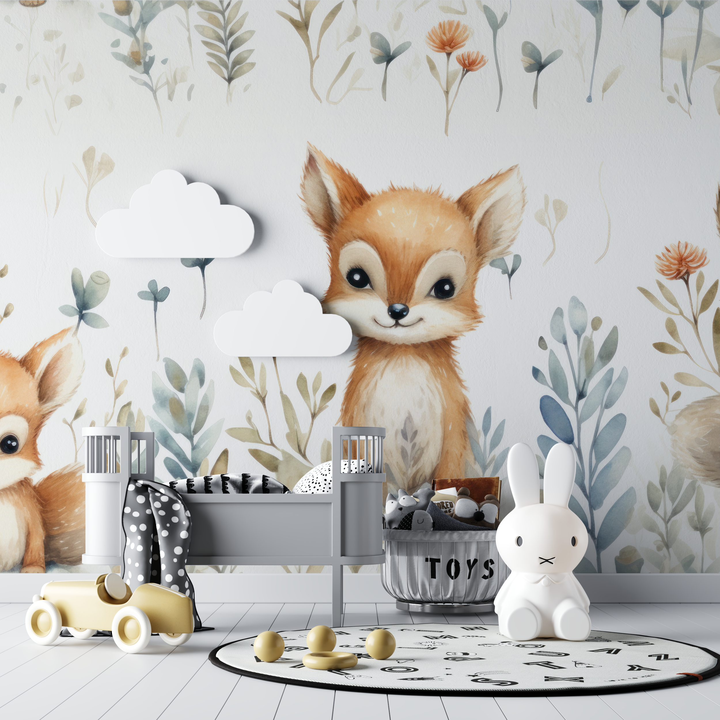 Bohemian Fox Wallpaper | Murals Wallpaper