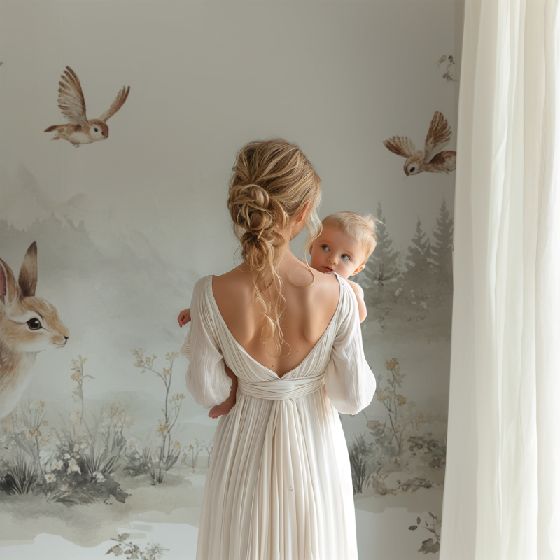 Enchanted Baby Forest Wallpaper | Murals Wallpaper