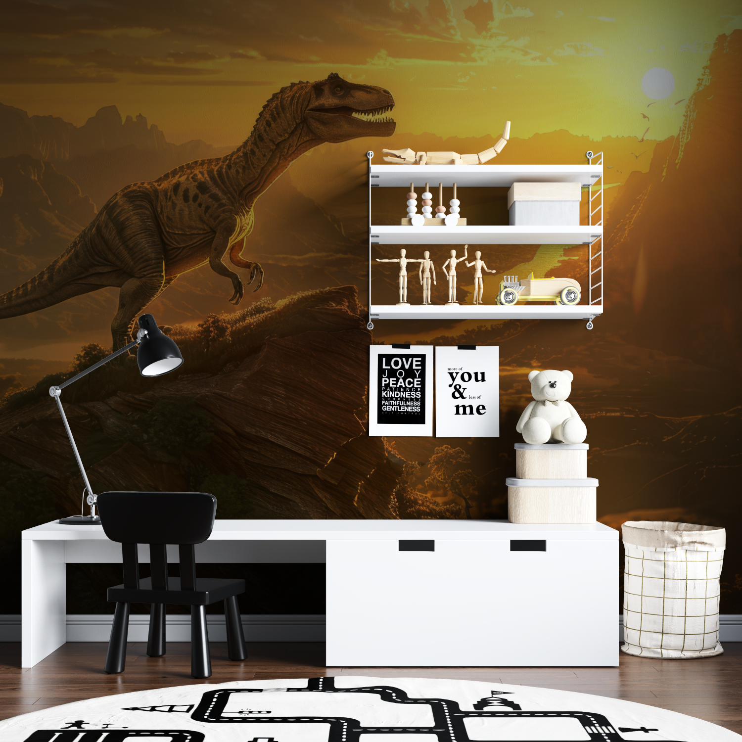 T-Rex Dominant Dinosaur Wallpaper | Murals Wallpaper