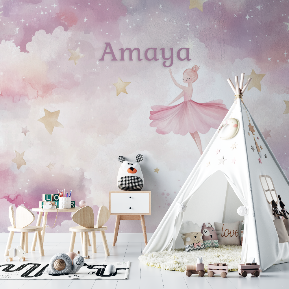 Dancer Name Wallpaper | Murals Wallpaper