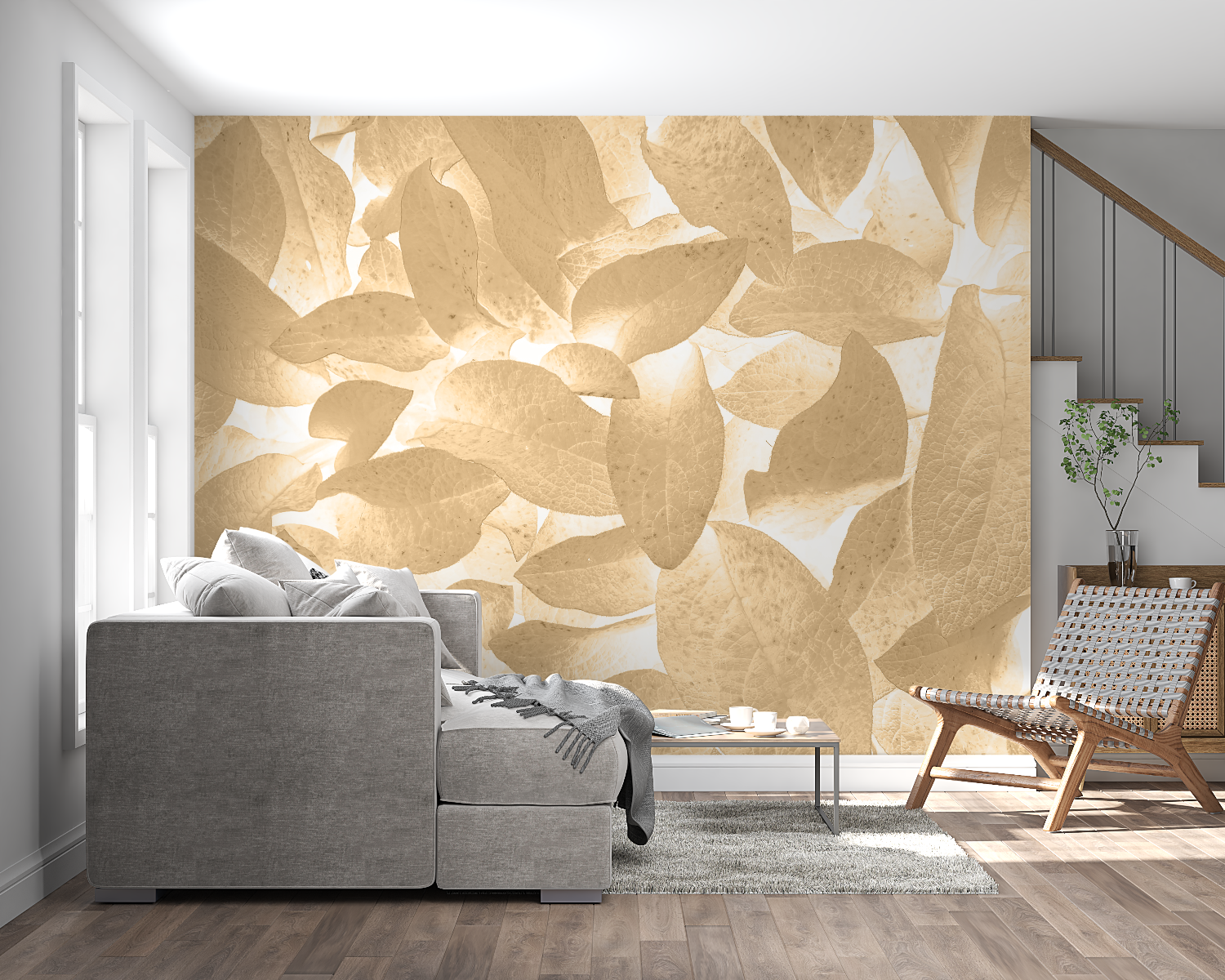Golden Ochre Wallpaper | Murals Wallpaper