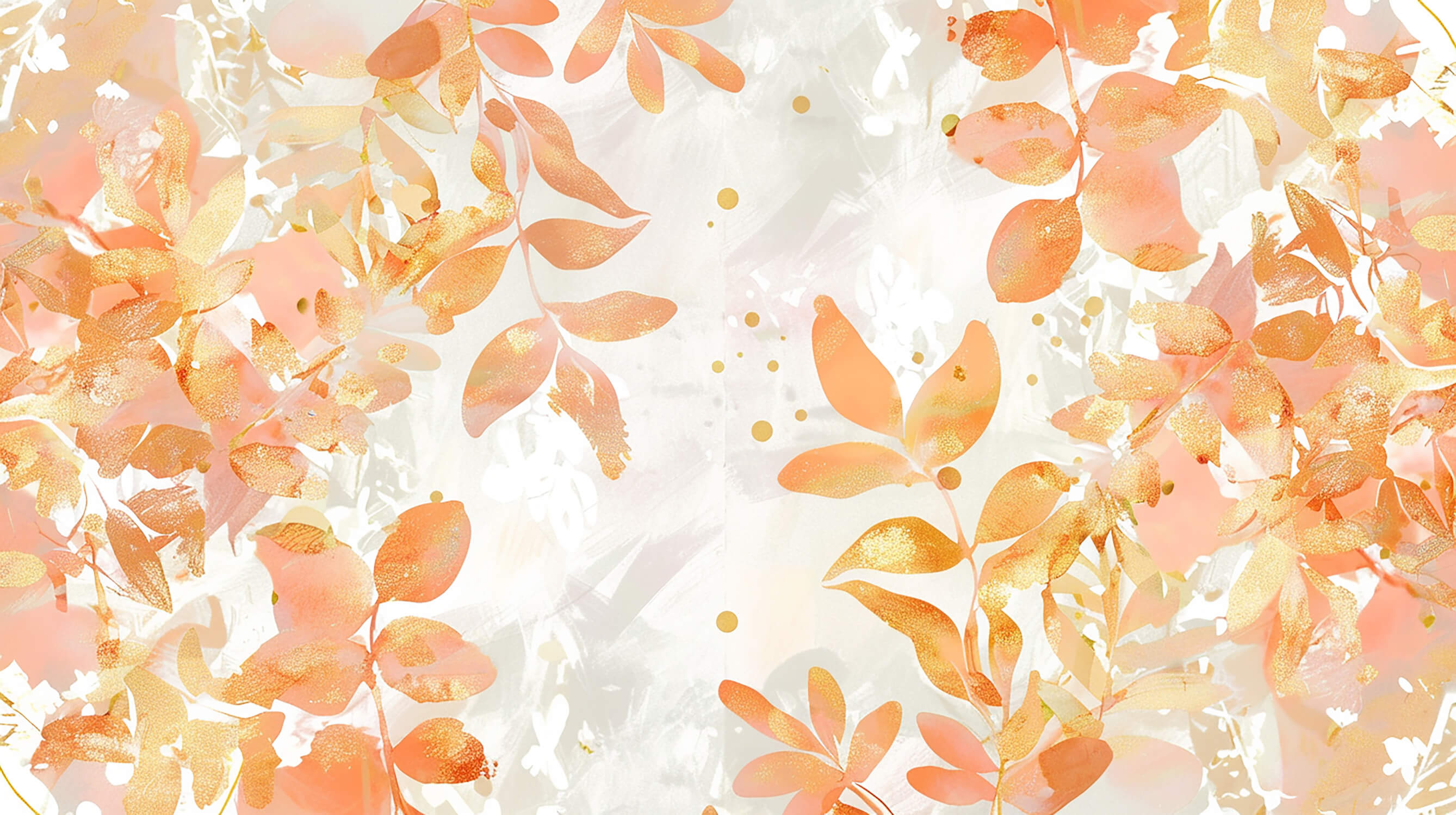 Pink Orange Gold Wallpaper | Murals Wallpaper