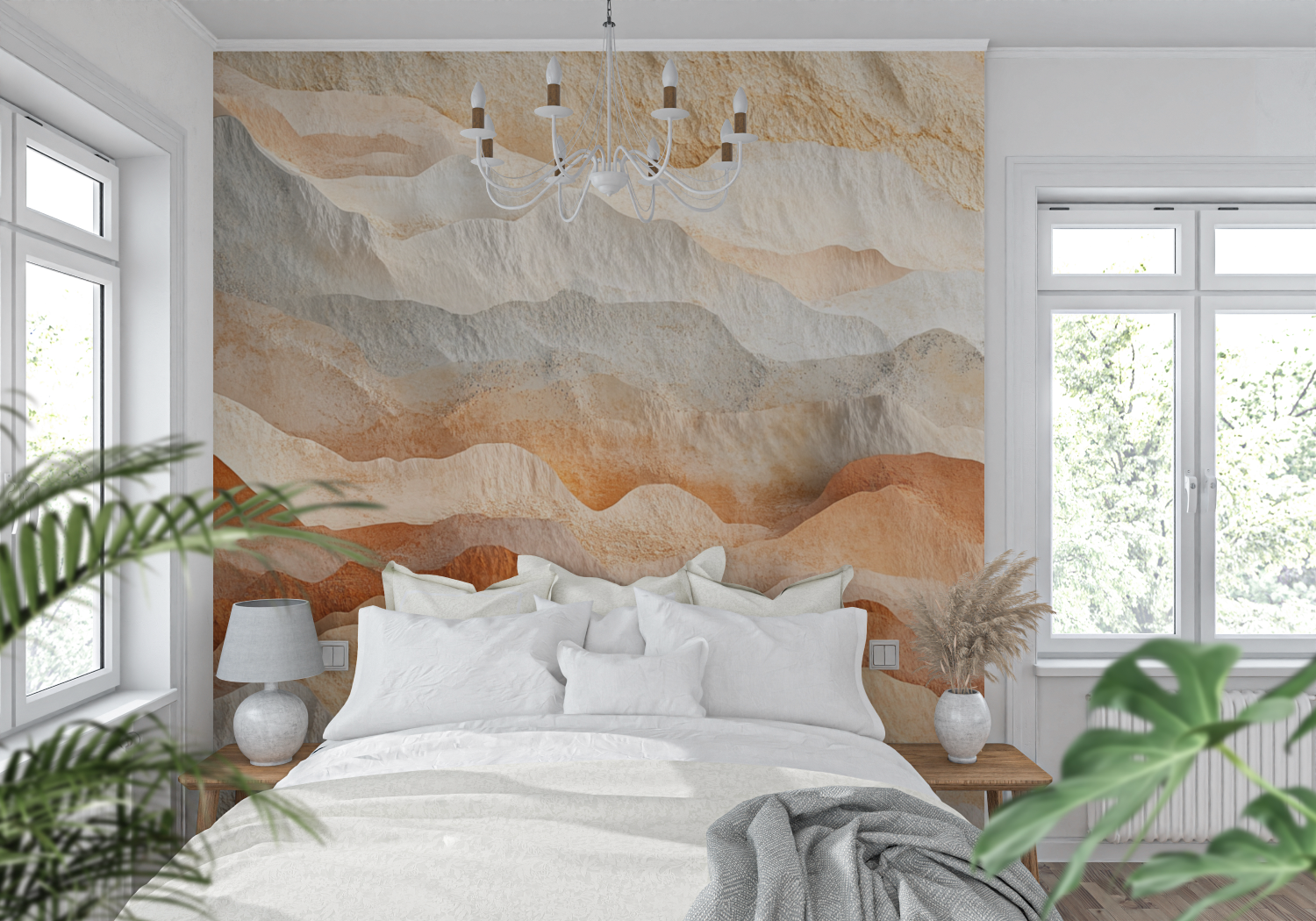 Desert Trend Terracotta Wallpaper | Murals Wallpaper