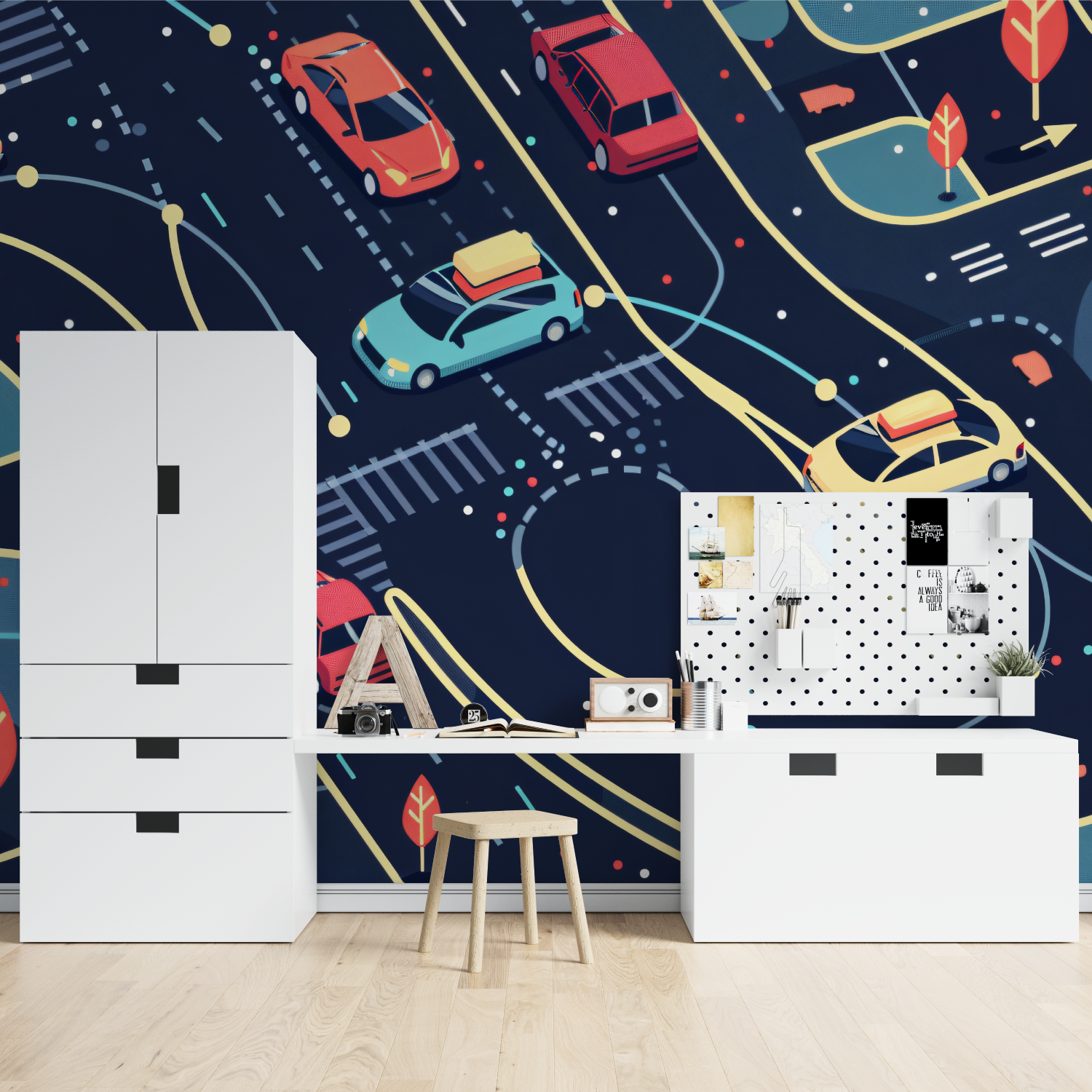 Rennstrecken-Tapete | Wandbild-Tapete