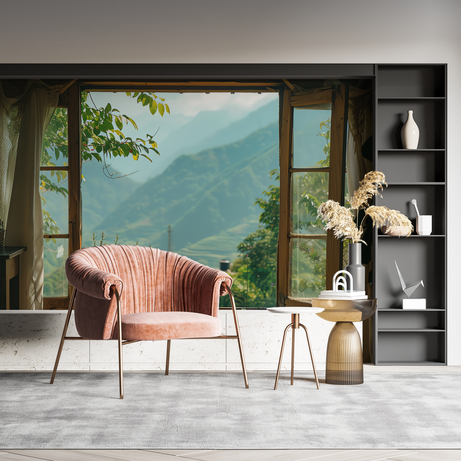 3D Open Window Wallpaper | Murals Wallpaper