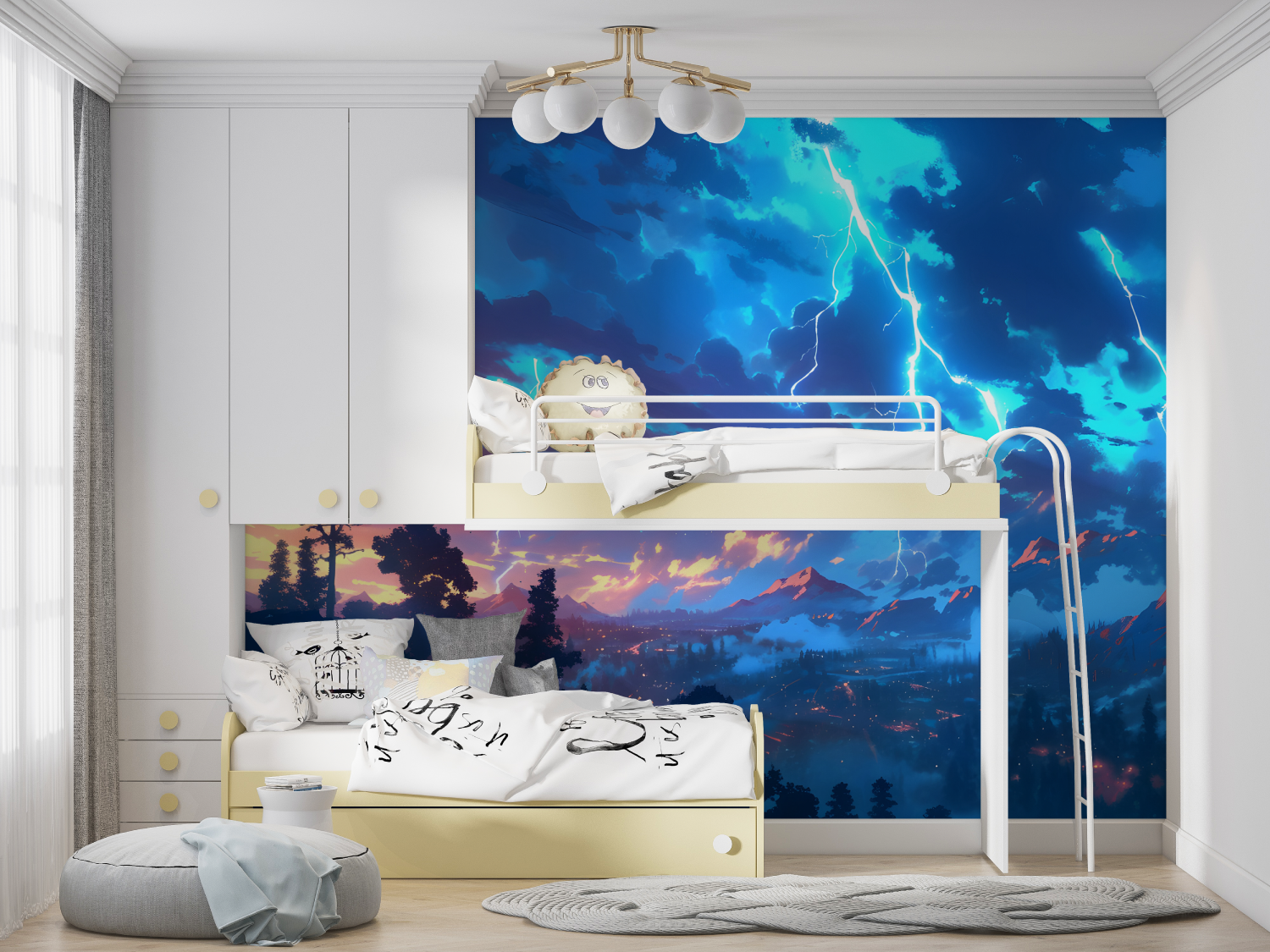 Gods' Fury Anime Wallpaper | Murals Wallpaper