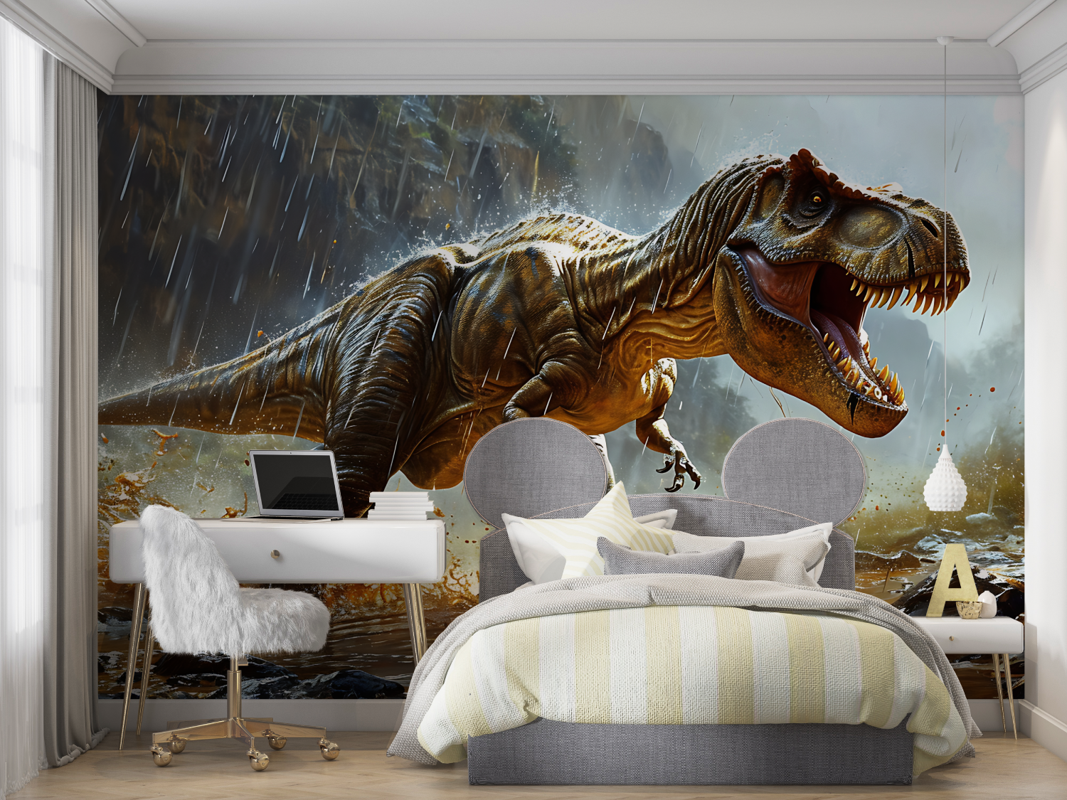 Starving T-Rex Dinosaur Wallpaper | Murals Wallpaper