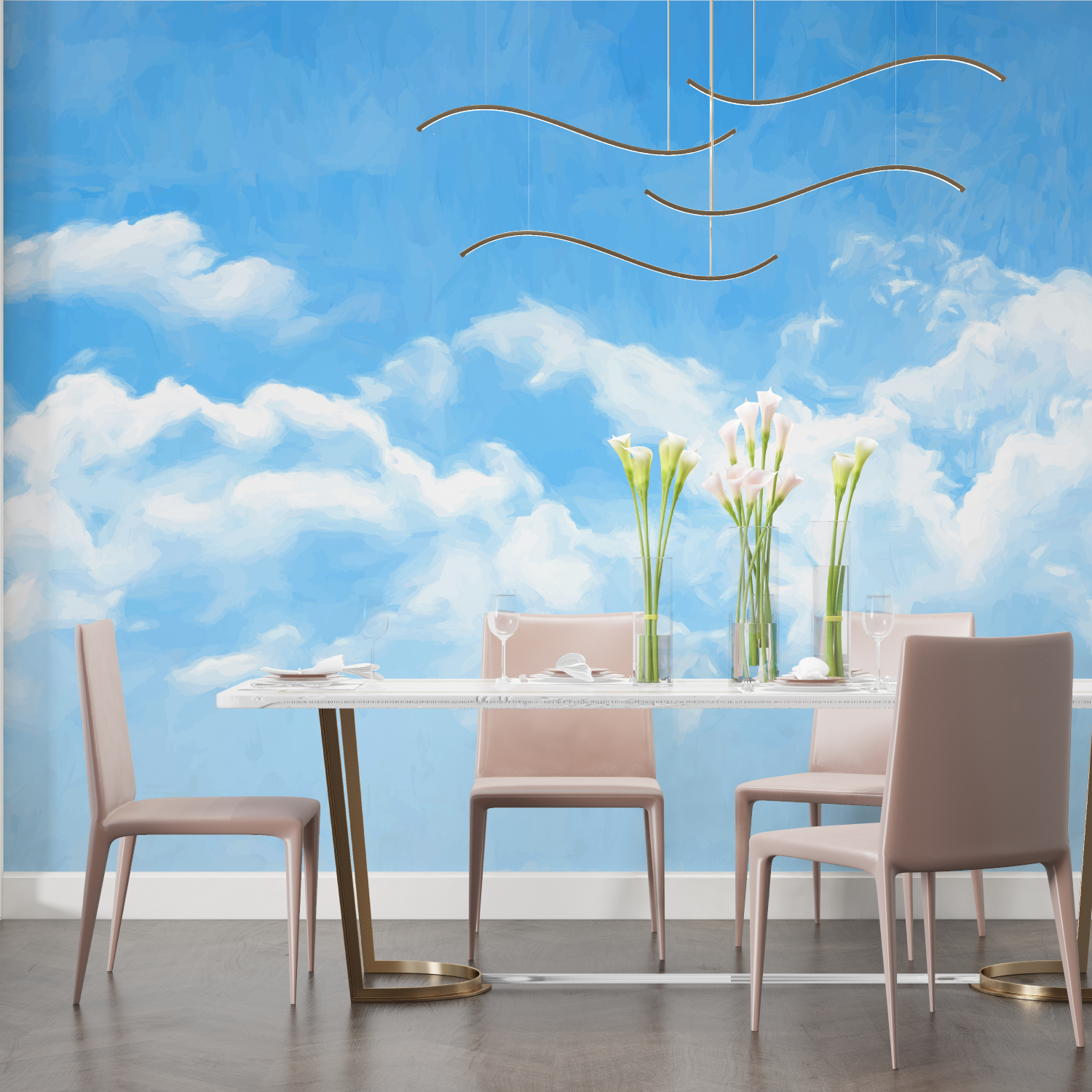 Sky Cloud Mural Wallpaper | Murals Wallpaper
