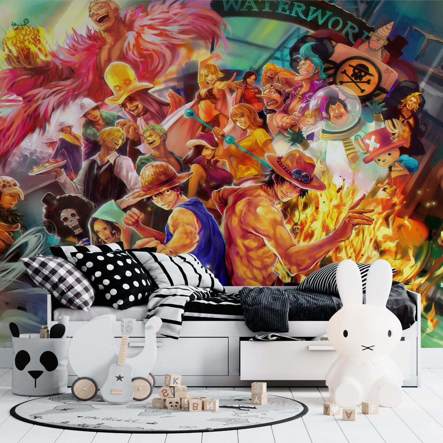 One Piece Dressrosa Wallpaper | Murals Wallpaper