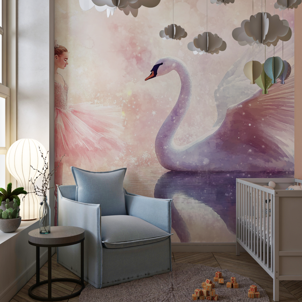 Black Swan Princess and Ballerina Wallpaper | Murals Wallpaper