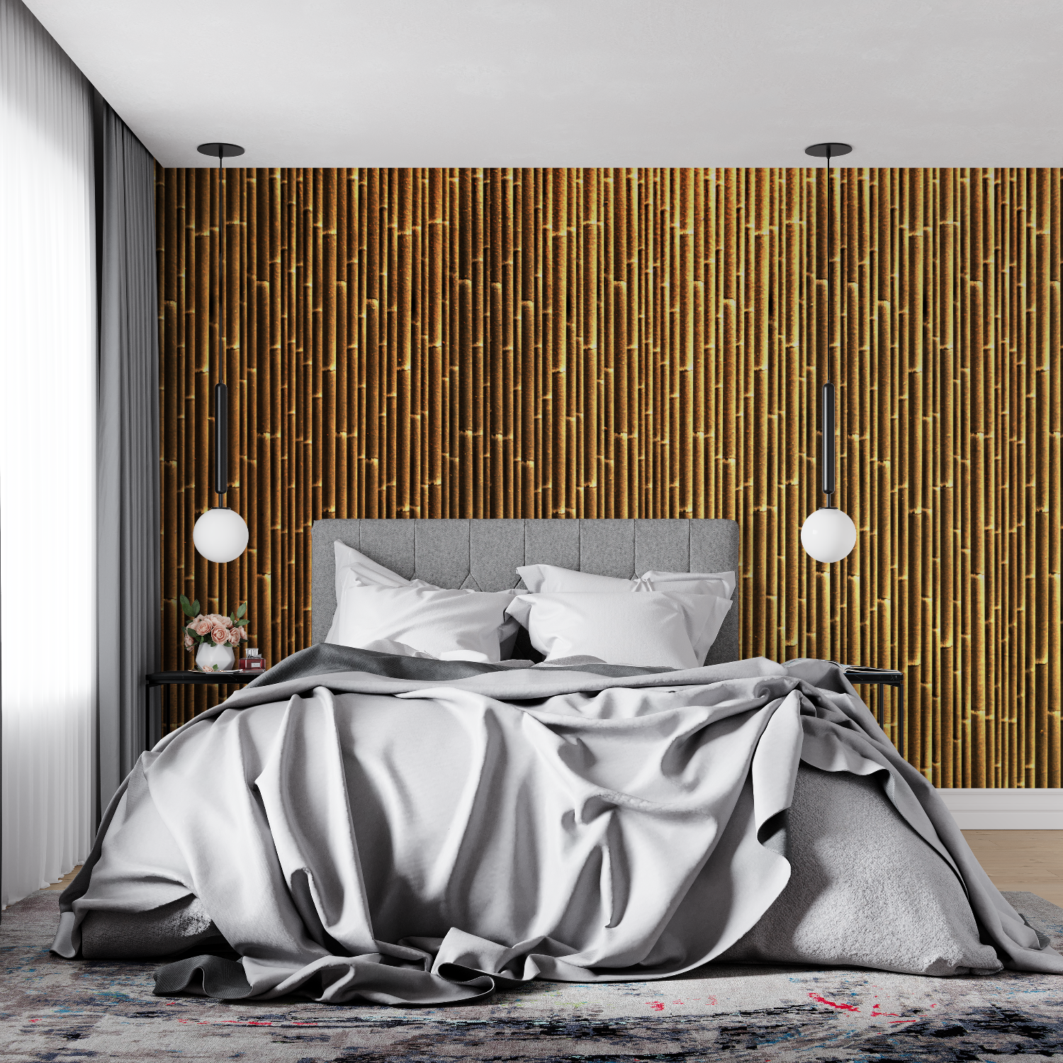 Dark Bamboo Wallpaper | Murals Wallpaper