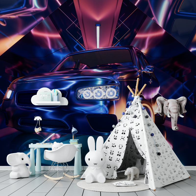 3D-Tuning-Auto-Hintergrundbild | Wandbild-Hintergrundbild