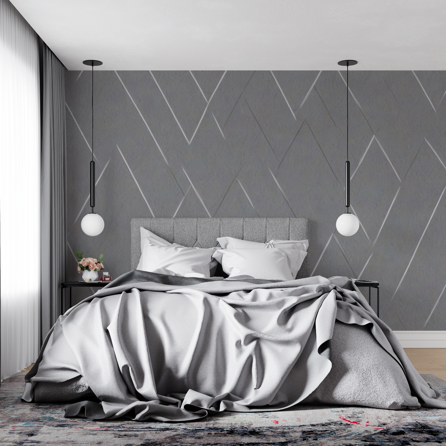 Light Gray Wallpaper Pattern | Murals Wallpaper