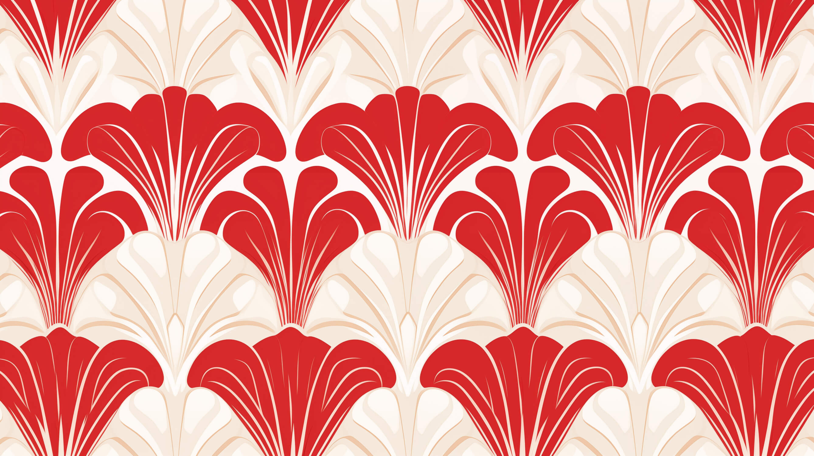 Red Patterned Wallpaper | Murals Wallpaper
