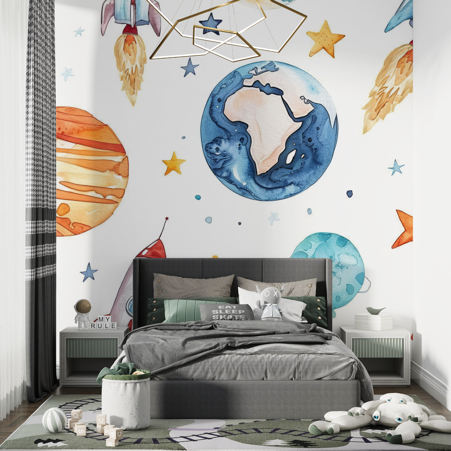 Kids Planet Wallpaper | Murals Wallpaper