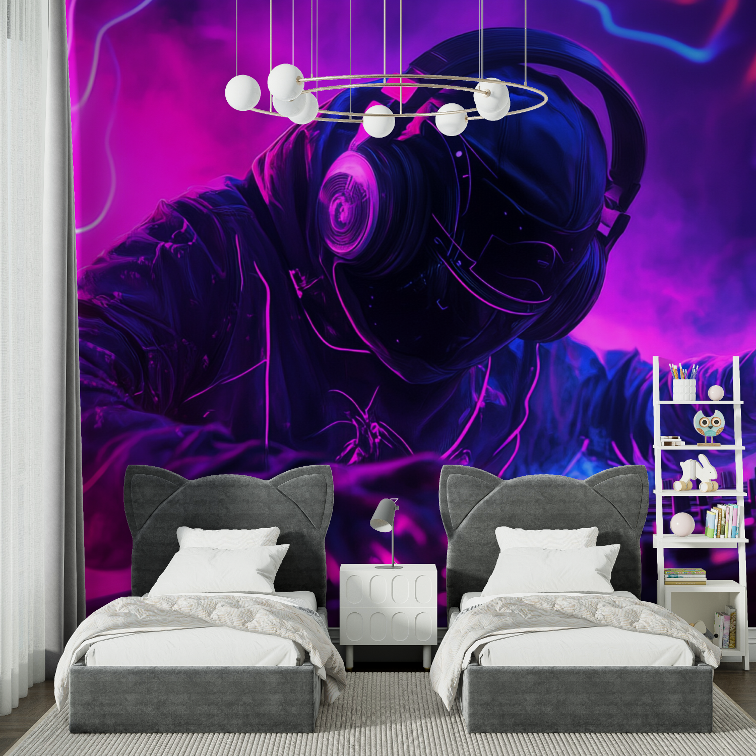 Nomadic Techno Music Wallpaper | Murals Wallpaper