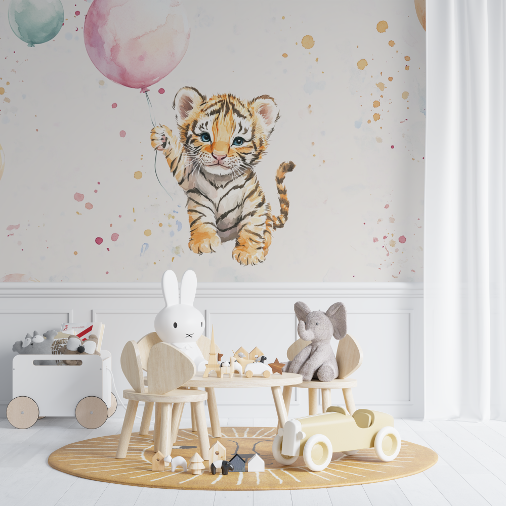 Papier-Tiger-Ballon-Schlafzimmer für Babys
