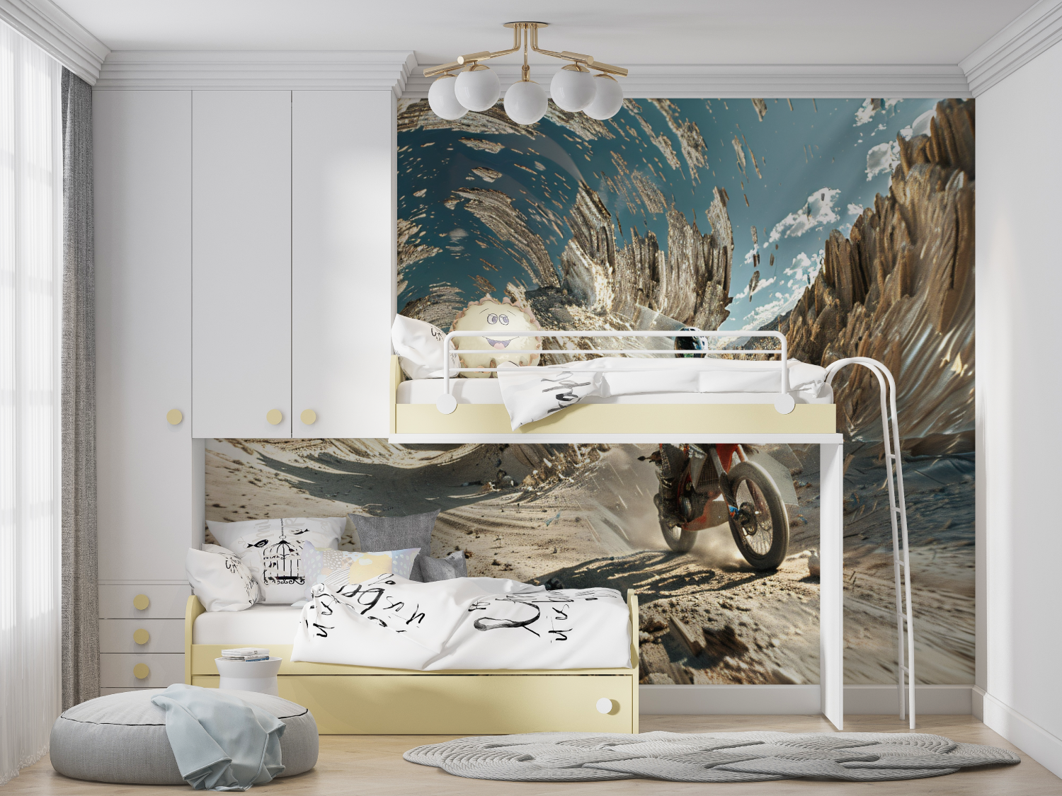 Motocross 3D Wallpaper | Murals Wallpaper