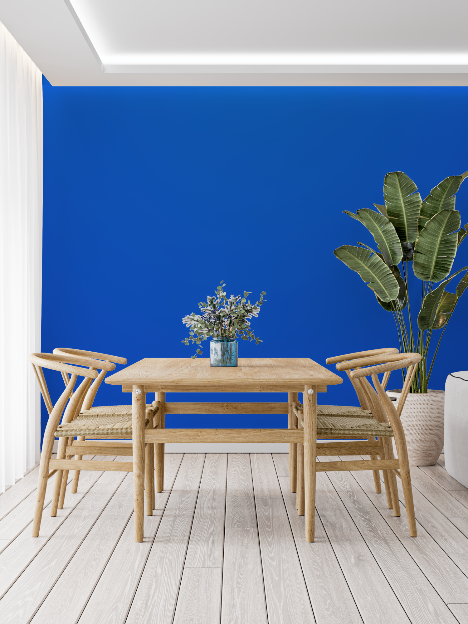 Electric Blue Wallpaper | Murals Wallpaper