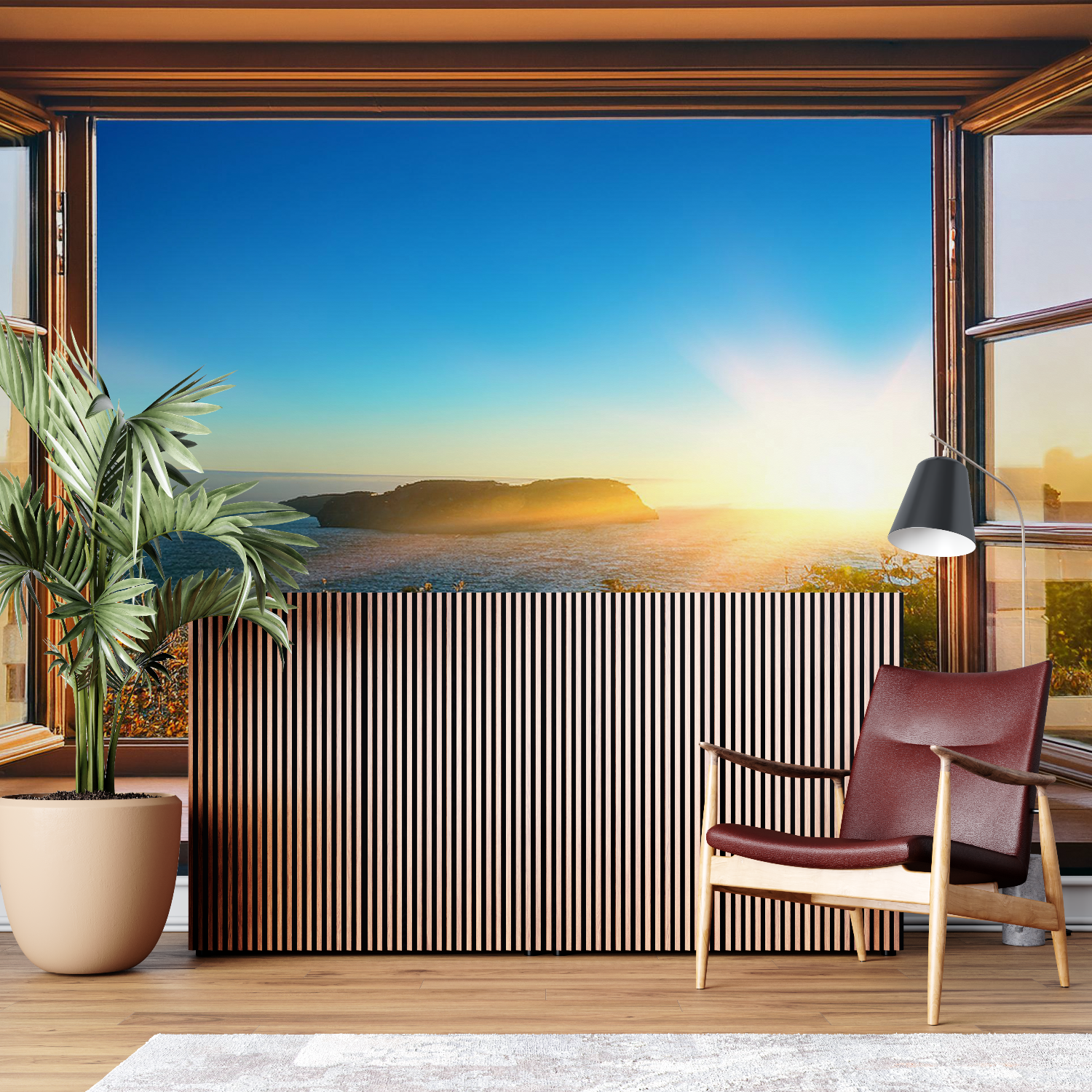 3D-Fenstertapete | Wandbildtapete